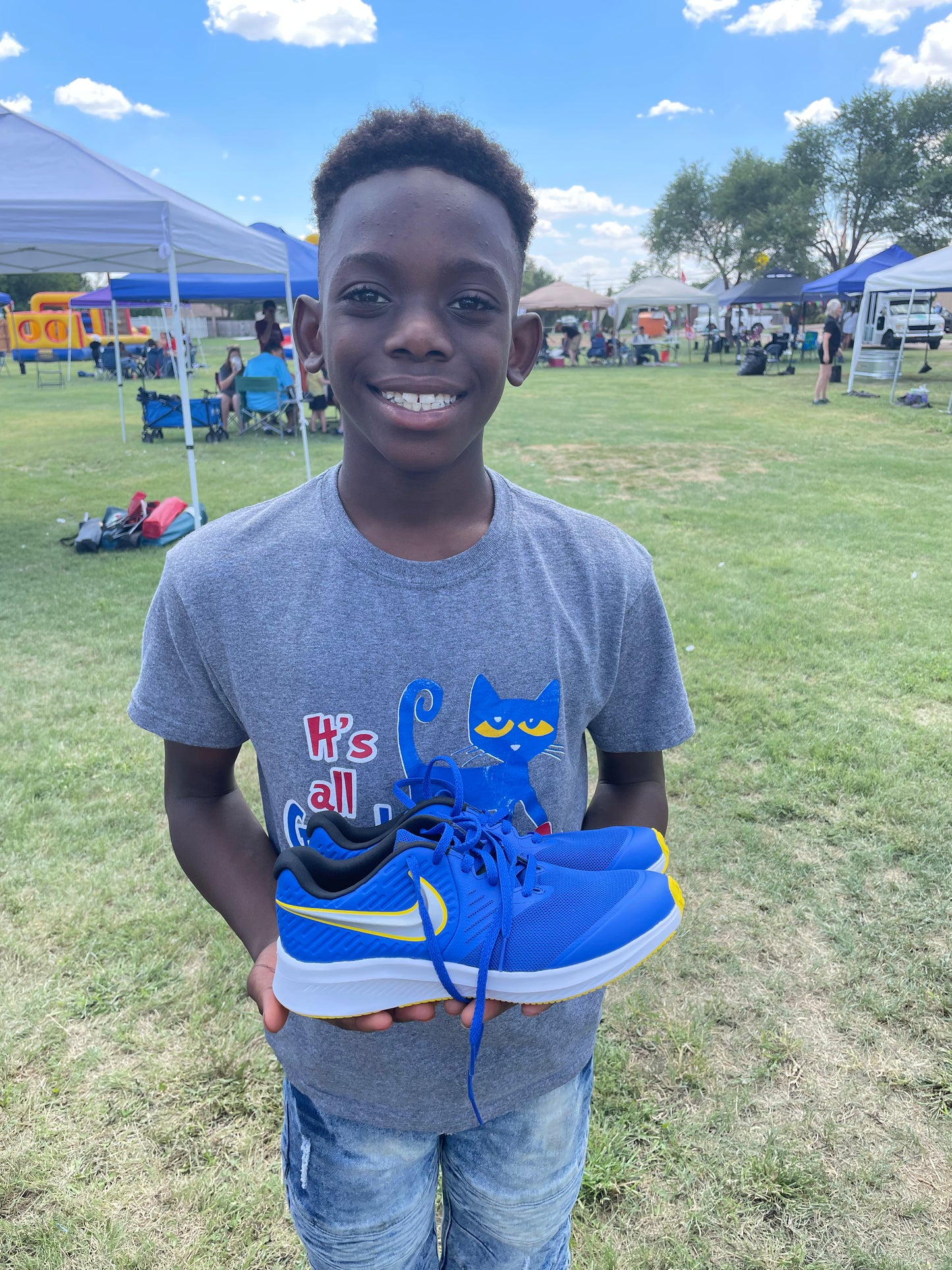 BP Shoe Drive Donation